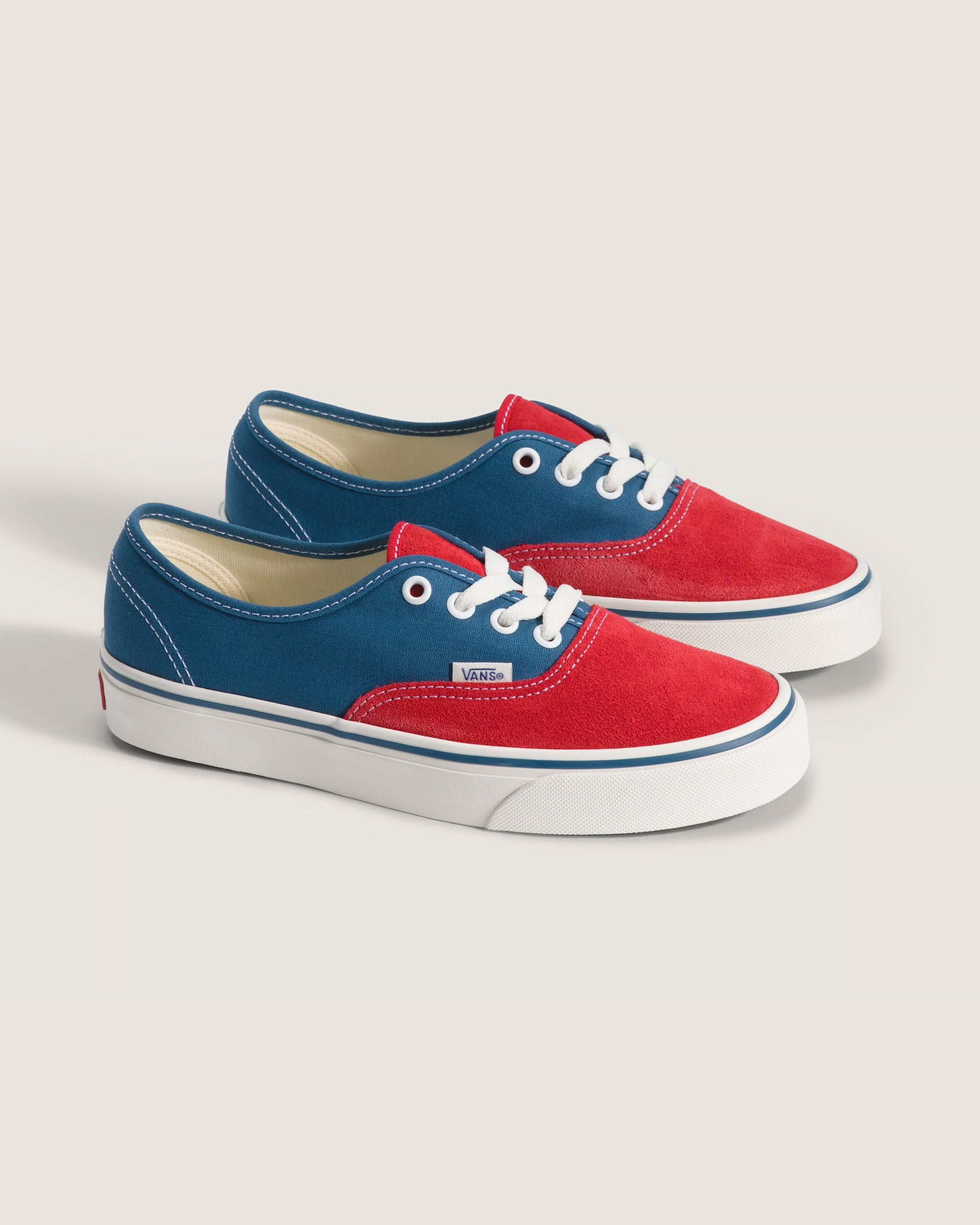 Authentic navy red