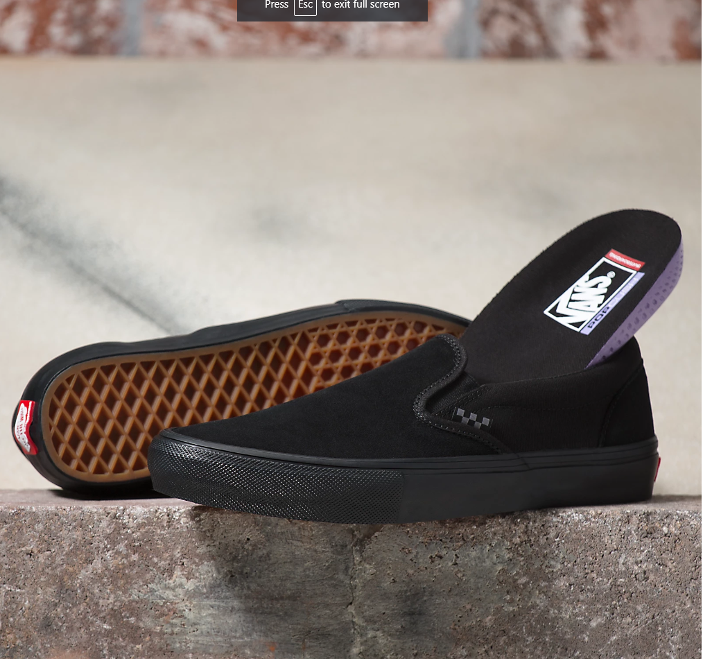 Slip on pro black true